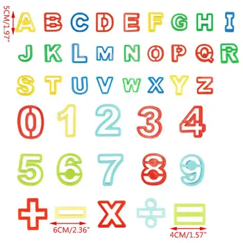 

1 Set Alphabet Letter Number Model Children Learning Teaching Tool Puzzle Toy GXMB