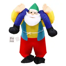 

1Pc Inflatable Santa Claus Costume Cartoon Doll Costume Funny Inflatable Costume