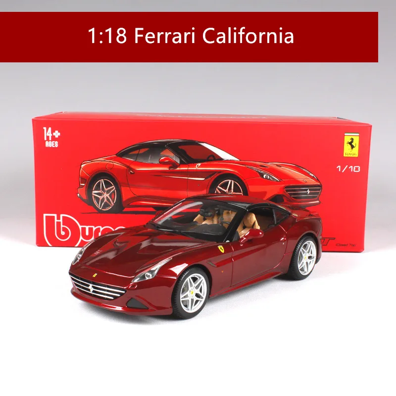 Bburago 1:18 Ferrari LAFERRARI черная модель автомобиля 1 18 имитация сплава оригинальная Rafa модель спортивного автомобиля супер модель автомобиля для бега подарок - Цвет: 10