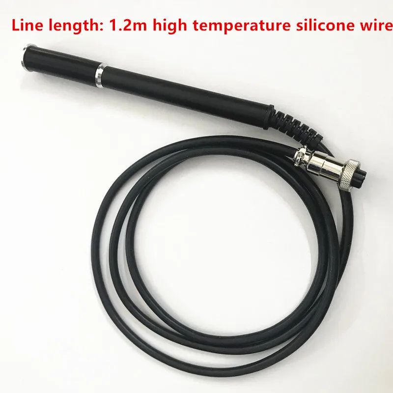 Fwxk T12 Электрический паяльник OLED сварочный стол с металлической ручкой 1,2 м силиконовый провод