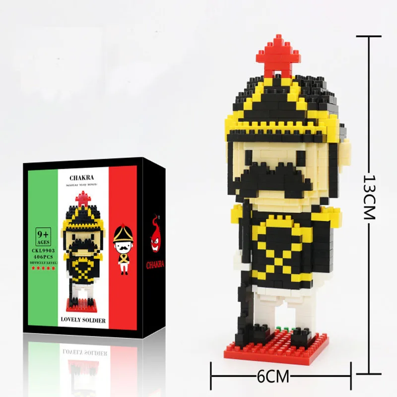 Маленькая частица строительный блок игрушка, Щелкунчик серии