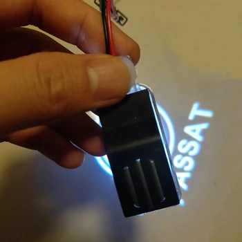 

2 X LED Car Door Welcome Light Car Door Shadow led Projector Logo Laser Lamp For VW old Passat B5 old Phaeton