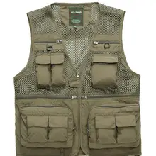 8868-gudaojipu Waistcoat Quick-Dry Mesh Multi-pocket Photography Advertisement Fishing Vest Large Size Vest