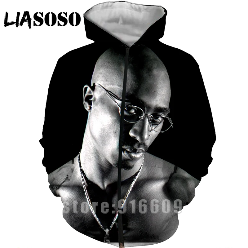 12 Тупак 2Pac 90 Рэппер Харадзюку спортивный костюм 3D принт Толстовка Рок куртка диджея/мужские женские пуловеры на молнии хип-хоп размера плюс - Цвет: 12