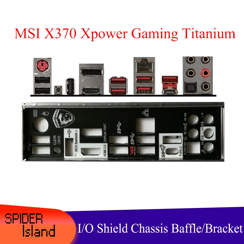 Original Supermicr IO I/O SHIELD BACKPLATE BRACKET FOR X9DRL-3F #G2056 XH Original Supermicr IO I/O SHIELD BACKPLATE BRACKET FOR X9DRL-3F #G2056 XH