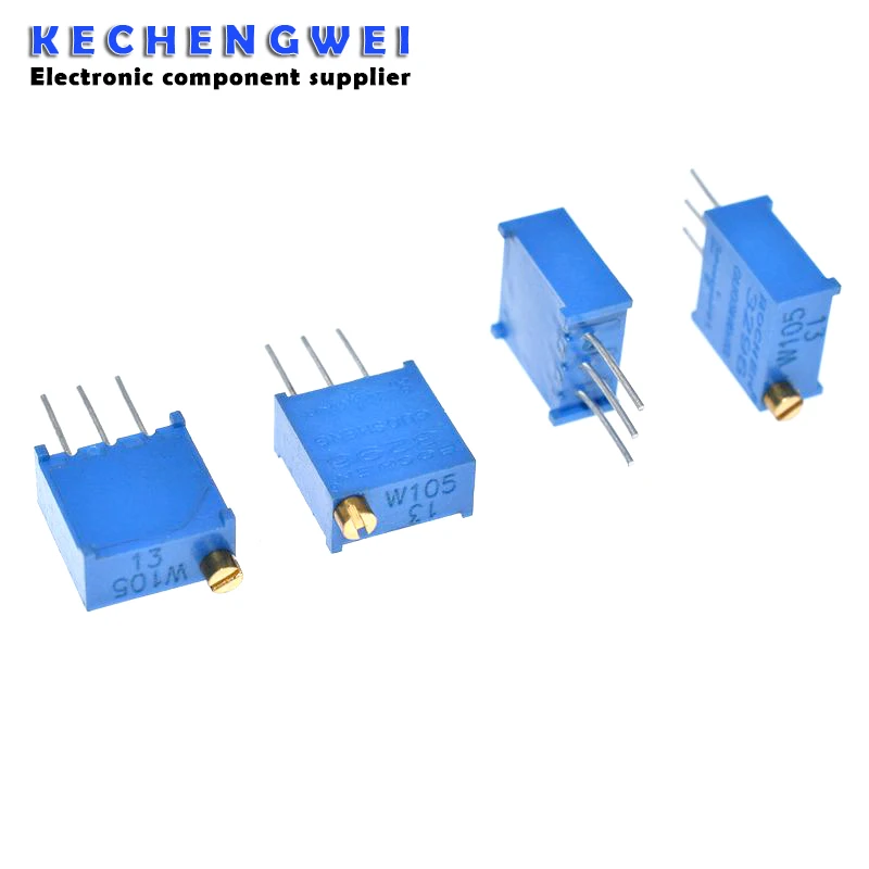 10pcs 3296W 3296 50 100 200 500 ohm 1K 2K 5K 10K 20K 50K 100K 200K 500K 1M 103 100R 200R 500R Trimpot Trimmer Potentiometer | Электронные