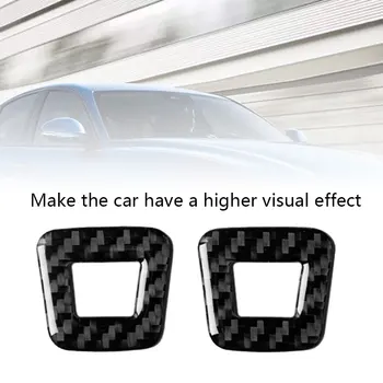 

2pcs/set Inner Microphone Frame Cover Trim Carbon Fiber Decor Replacement For Alfa Romeo Giulia 2017-2019