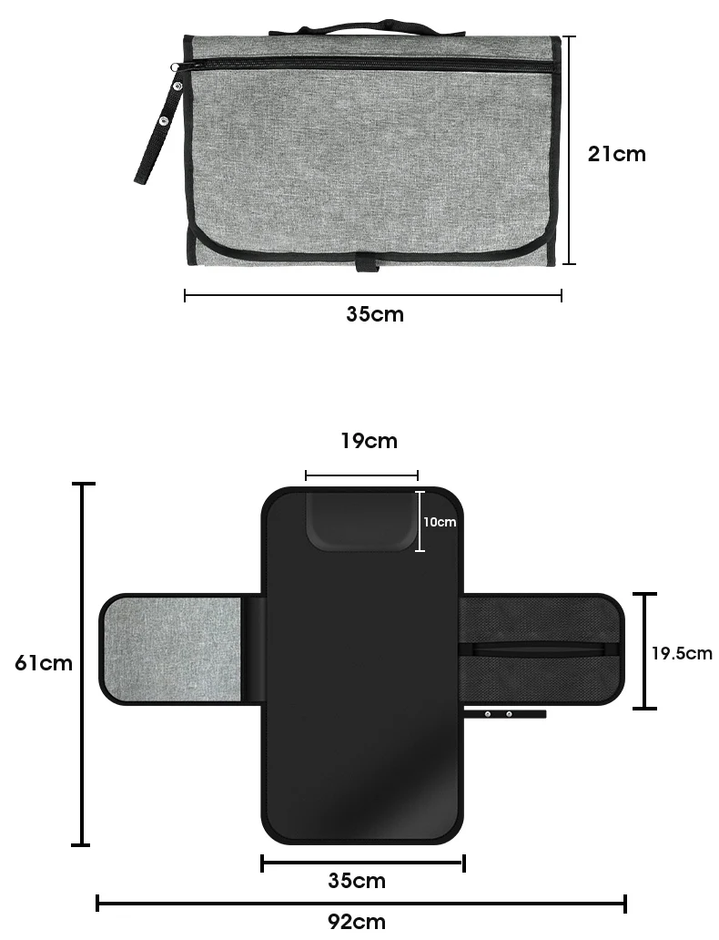 Портативный пеленальный коврик пеленки Пеленальный клатч для смены в путешествии коврик новорожденный пеленальная станция детский душ подарок