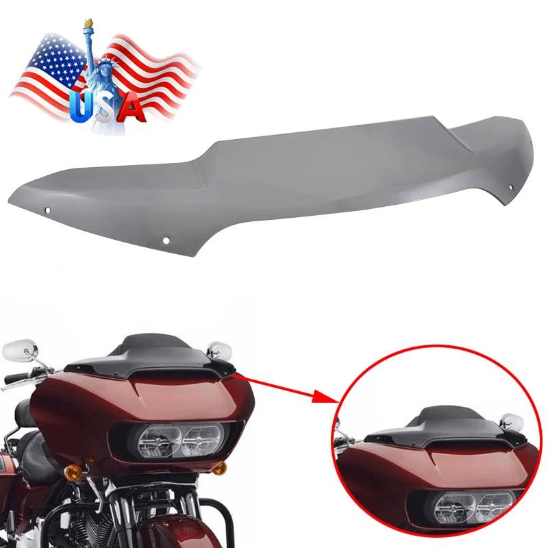 Motorcycle Front Fairing Wind Deflectors Windshield for Harley Touring