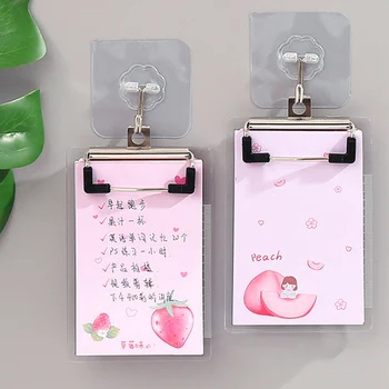 

Memo Pad Creative Board Clip Sticky Notes Clipboard File Folder Board Cartoon N Stickers Stationery Pad