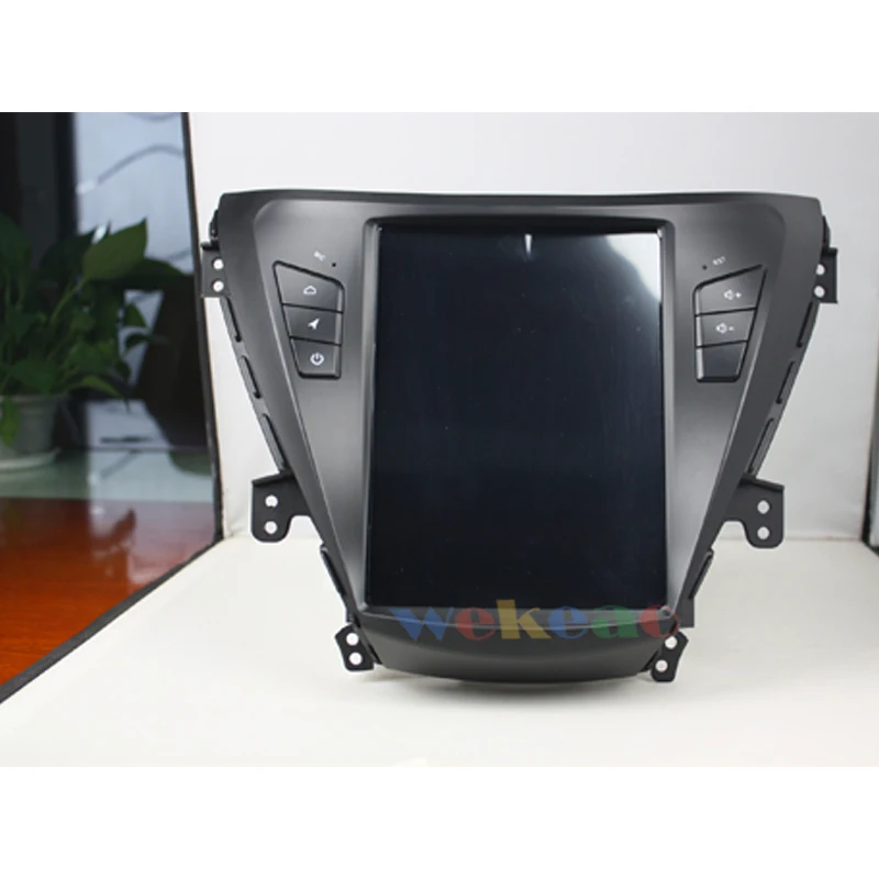 Wekeao вертикальный экран Tesla style 10,4 ''1Din Автомобильный dvd-плеер на основе Android навигационная Автомобильная магнитола для hyundai Elantra 2012