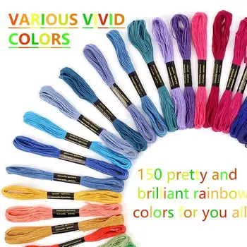 

New Embroidery Threads 172 kit Craft Floss for Friendship Bracelets String Cross Stitch Floss