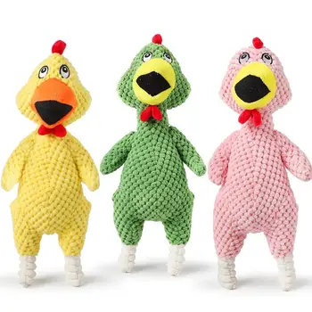 

Cute Funny Pet Cat Dog Puppy Chew Squeaker Squeaky Plush Sound Training Toy Pet Accessories Supplies