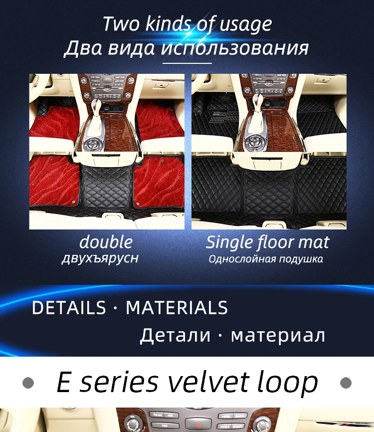 Boost автомобильные коврики для Mitsubishi Outlander Pajero Mirage двигатели водонепроницаемый добавить шелковой катушкой автомобильные подушечки для ног