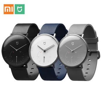

Original Xiaomi Mijia Mi Quartz Watch Waterproof Double Dials Alarm Sport Step Sensor World Time Bluetooth 4.0 Mi Home Sync Time