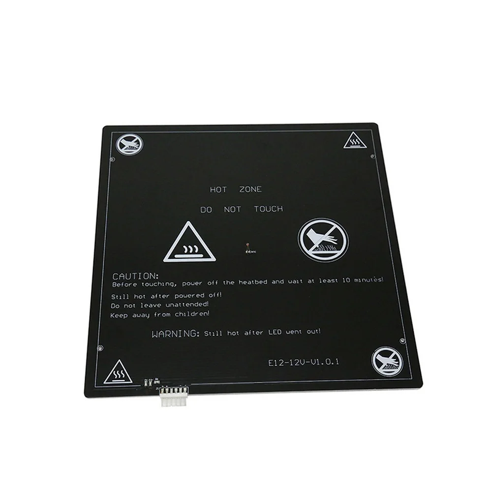 Anet алюминий MK2 MK3 12 в кровать с подогревом горячей платформы обновления с горячей кровати кабельная линия для Anet 3d принтера Черный 220x220 мм