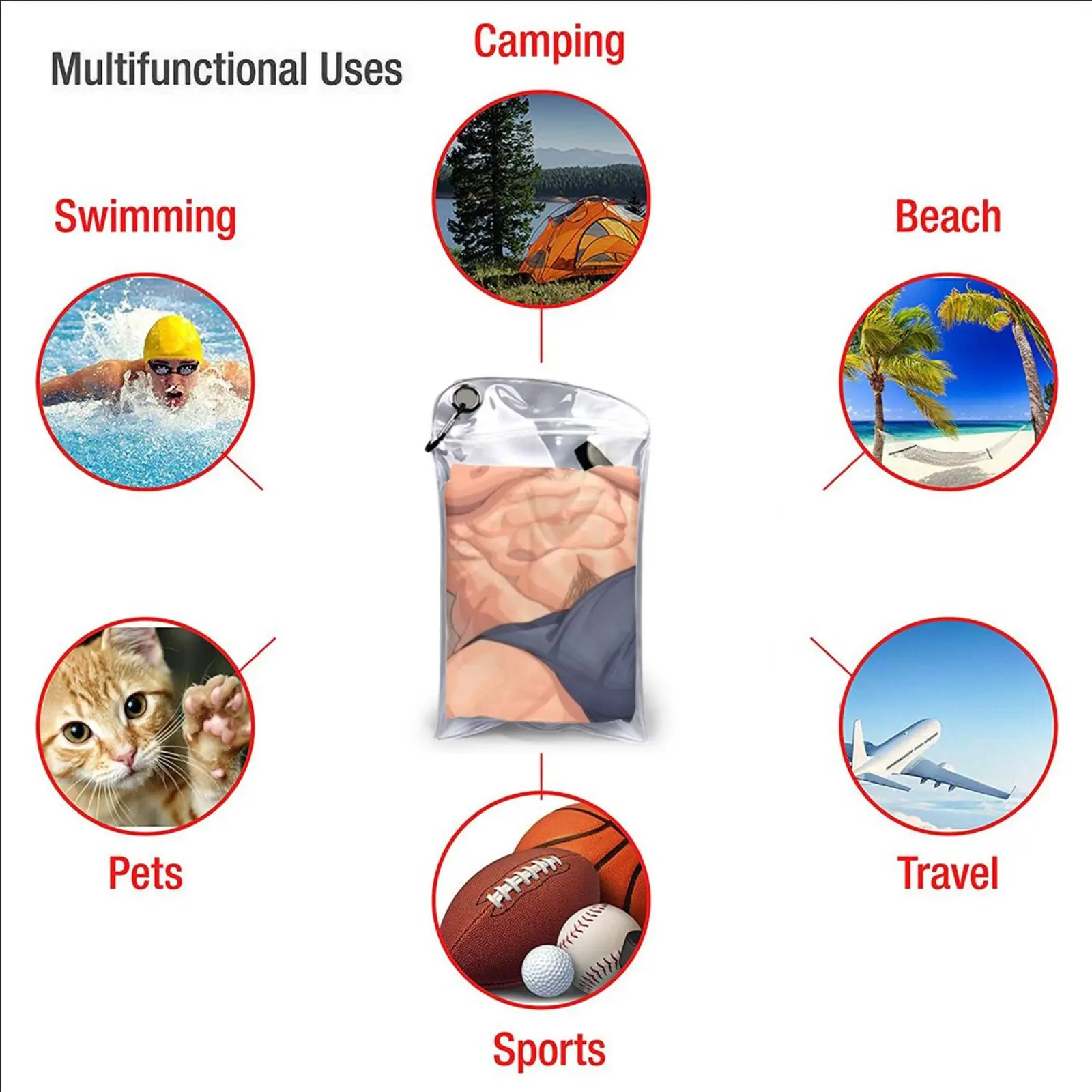 Bara Sleepy Quick Dry Towel Gym Sports Bath Portable Crayon Action Anime Comic Humor Kamen Rider Manga Superheroes Tokusatsu Tv