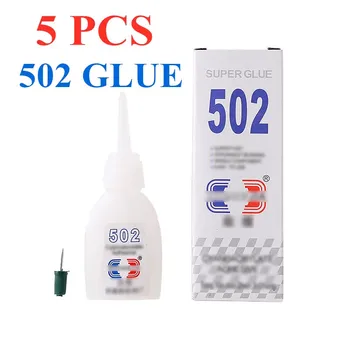 

5pcs High Quality 502 Super Glue ABN BOND Multi-Function Glue Genuine Cyanoacrylate Adhesive Strong Bond Fast For Office Tools