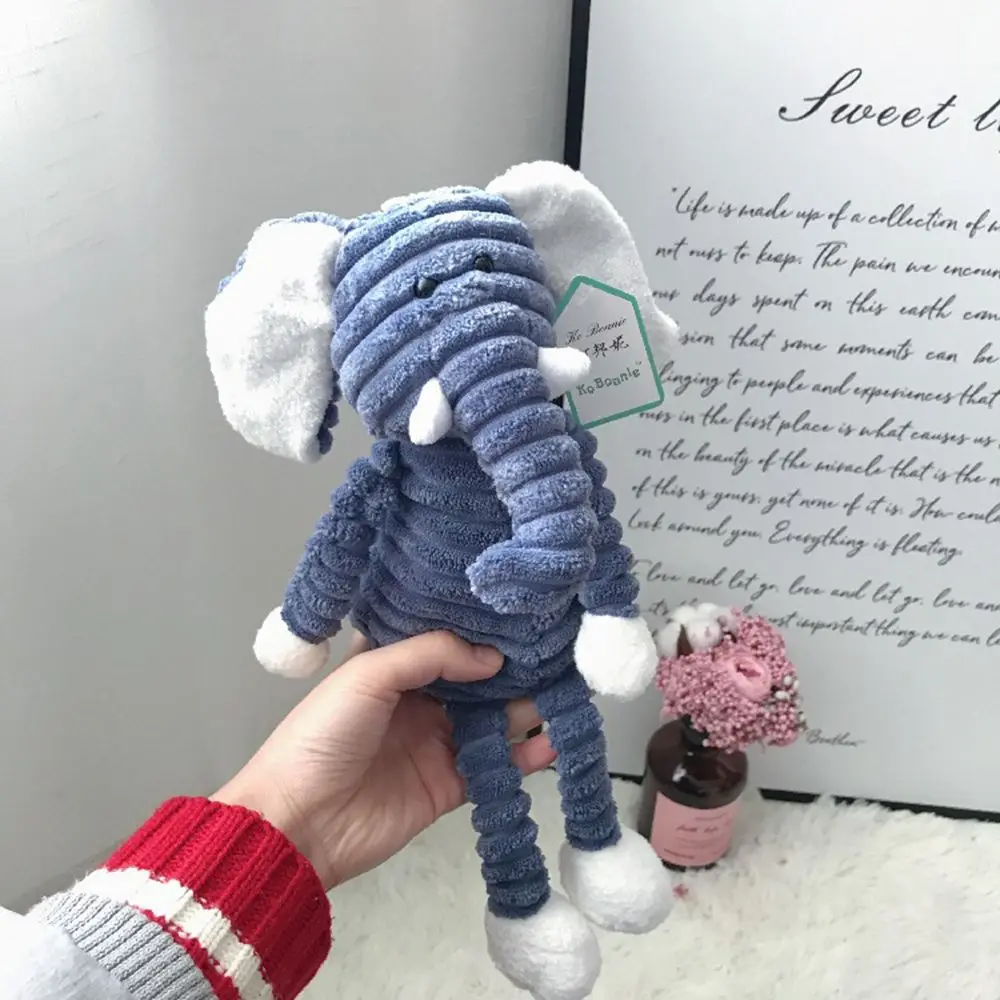 Милые мягкие животные милые животные плюшевые игрушки Мягкий Лев Слон Панда Свинья лиса Вельветовая кукла подвеска кавайи Подушка Детские подарки