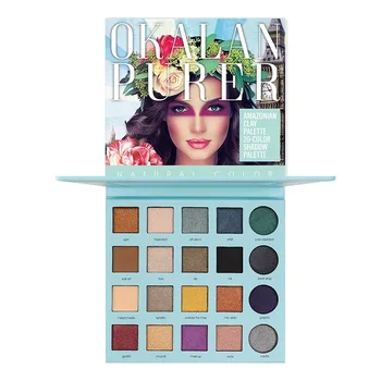 

12 Colors Matte Glitter Eyeshadow Pallete Holographic Rainbow Disk Highlight Neon Pigment Eyeshadow Palette