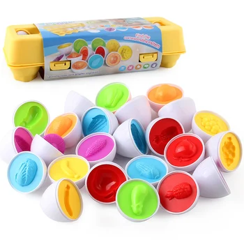 Baby Montessori Educational Toy Egg Puzzle Game Baby Toys Color Recognize Shape Match Nuts Bolts Screw Training Toy Toddler Gift 1