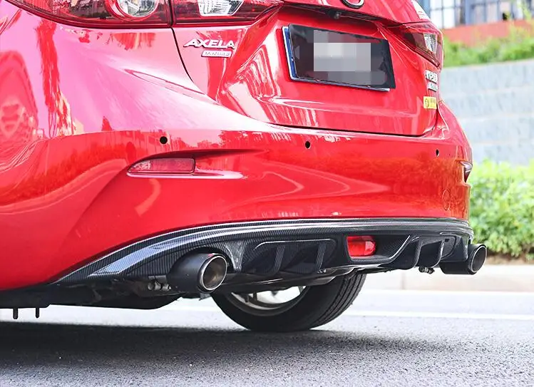 Для Mazda 3 Axela Body kit спойлер- для Axela SCK ABS задний спойлер передний бампер диффузор защитные бамперы