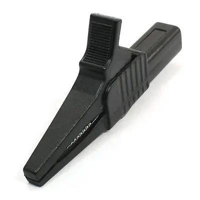 

Black Plastic Insulated Boot Car Battery Test Alligator Clip Clamp 32A 1000V