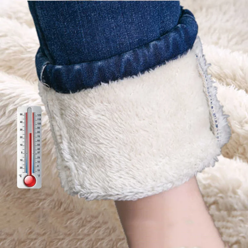 Streetwear Stretch Velvet Denim Pants Super Warm Plus Size Winter Jeans for Women Female High Waist Skinny Thick Casual Trousers Streetwear Stretch Velvet Denim Pants Super Warm Plus Size Winter Jeans for Women Female High Waist Skinny Thick Casual Trousers