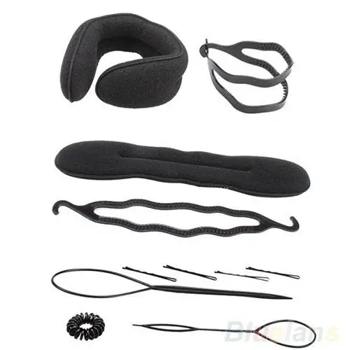 Один набор модный инструмент для укладки волос в пучок закрученная расческа виде