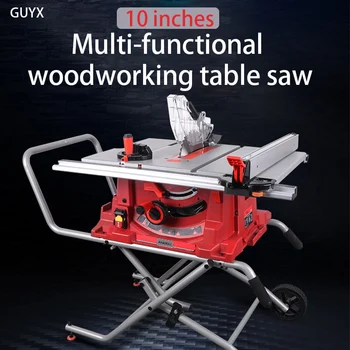 Cheap Precision 10 Inch Woodworking Sliding Table Saw Household Electric Tool Cutting Electric Saw Circular Saw Cart