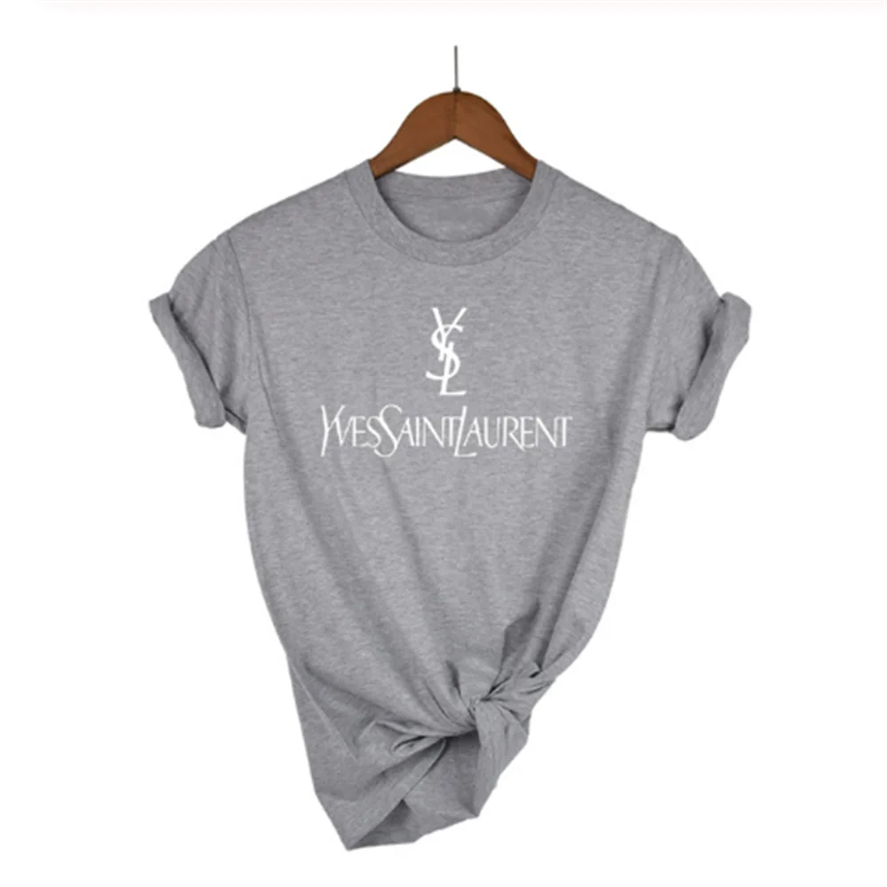 Женская хлопковая футболка с коротким рукавом Повседневная белая черная розовая