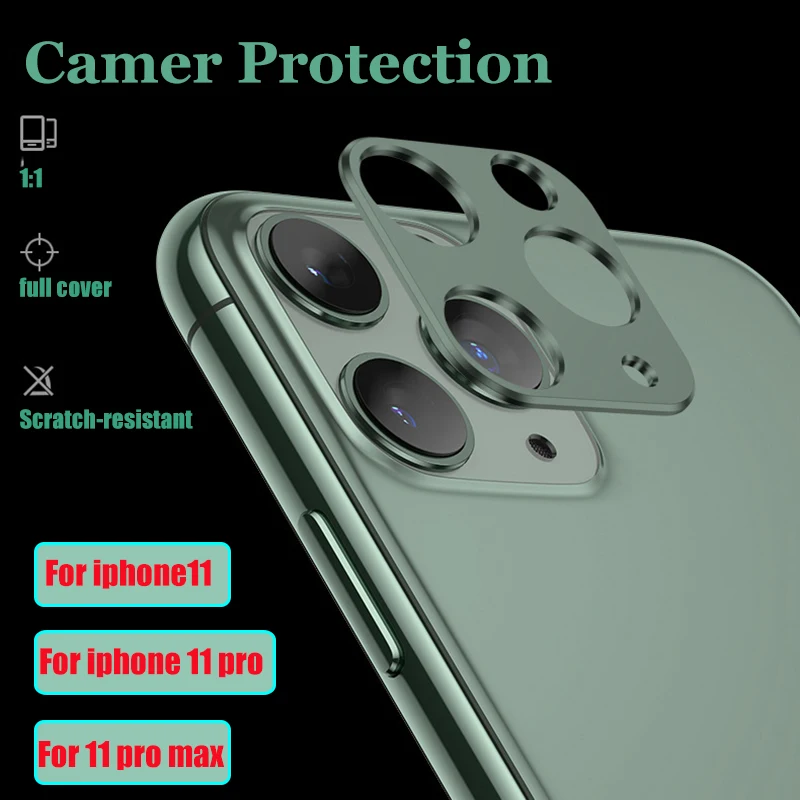 Camera Screen Protector For iPhone 11 Pro Max HD Back Lens Protection Ring Cover Case Apple Tempered Glass Film | Мобильные телефоны