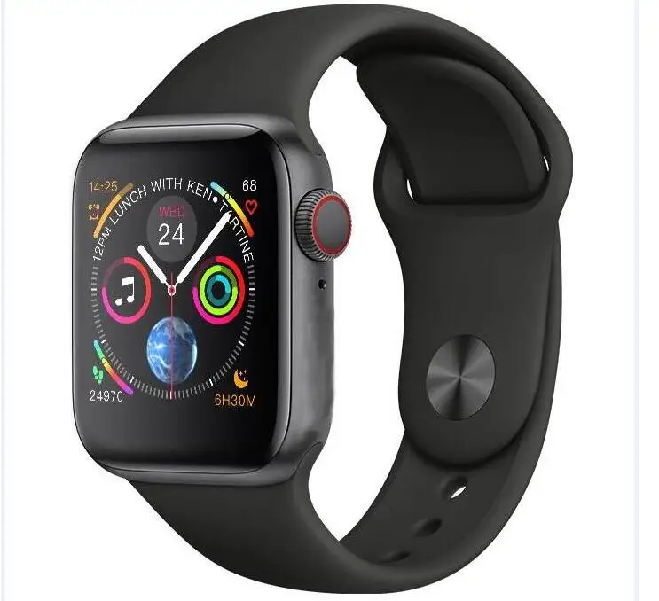 

Heart Rate ECG Pedometer Bluetooth Smart Watch IWO 8 smartwatch 1:1 44mm case for ios apple iPhone & Android phone