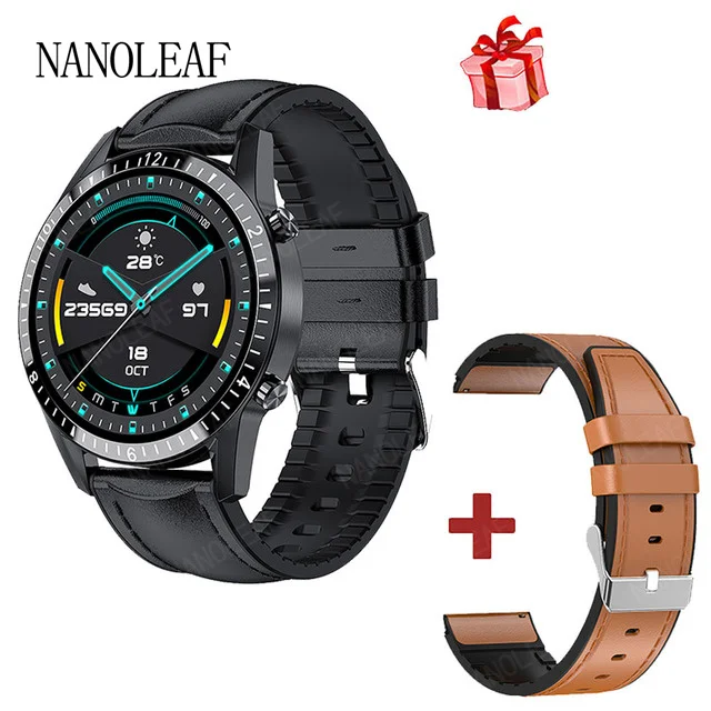 Smart Watch Sport Men Make Answer Call Business Digital Wristwatch with Music Player App Message Reminder Fitness Tracker 