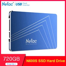 Netac SSD жесткий диск 1 ТБ SATA3 720 GB 720 GB TLC Внутренний твердотельный диск 2,5 ноутбук диск 1 ТБ для ноутбука ПК компьютер