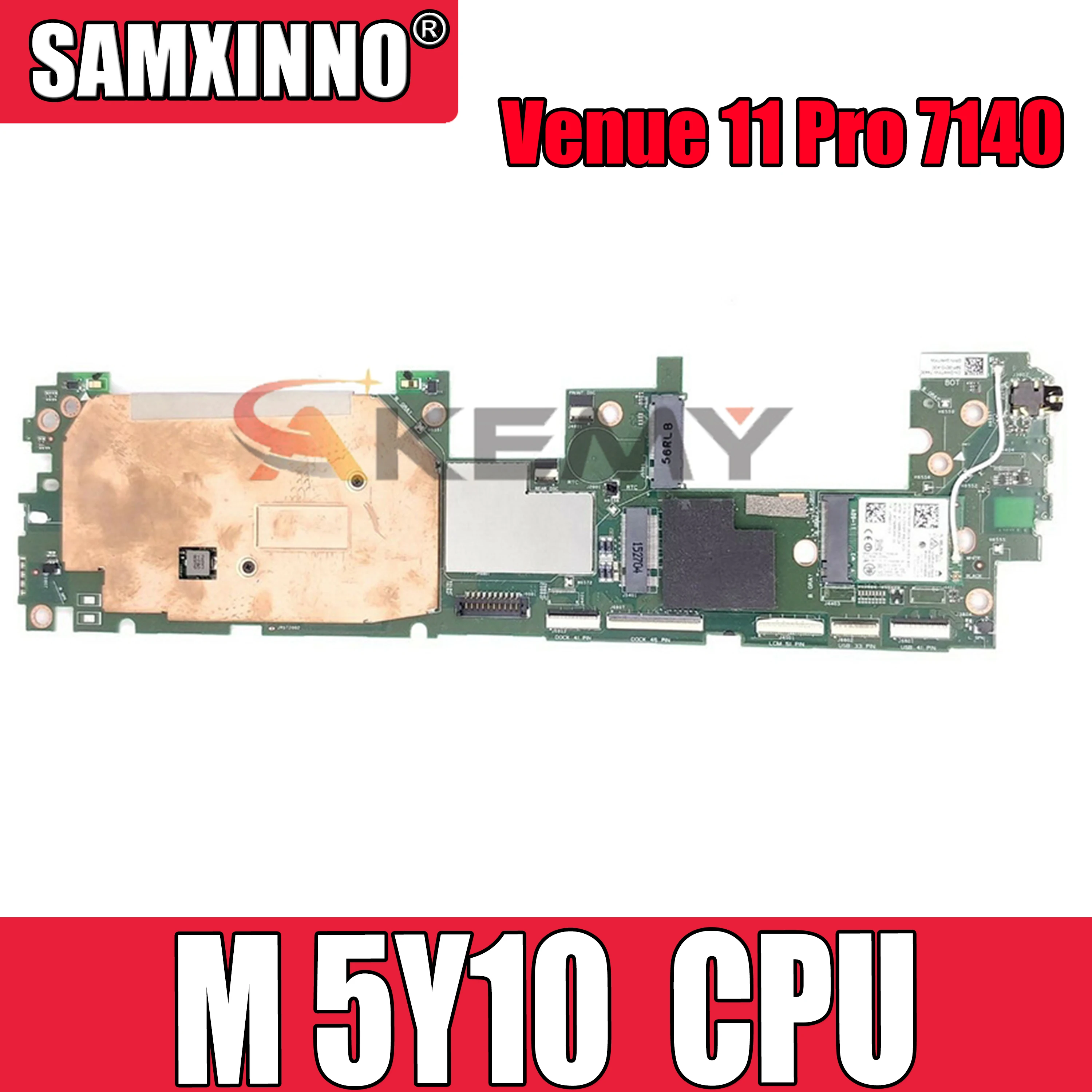 Оригинальная материнская плата для ноутбука DELL Venue 11 Pro 7140 м 5Y10 CN-0321KP 0321KP JCT2 SR217 DDR3 |