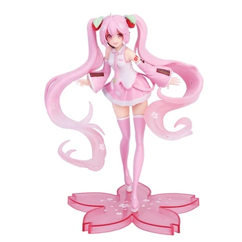 

2019 New Pink Style 18cm Movable Anime Action Figure Hatsune Model Toy Doll Toy