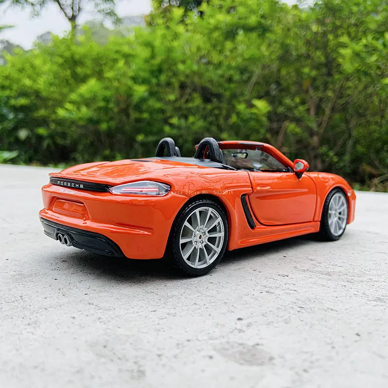 Bburago 1:24 Porsche 718 Boxster simulation legierung auto modell handwerk  dekoration sammlung spielzeug werkzeuge geschenk