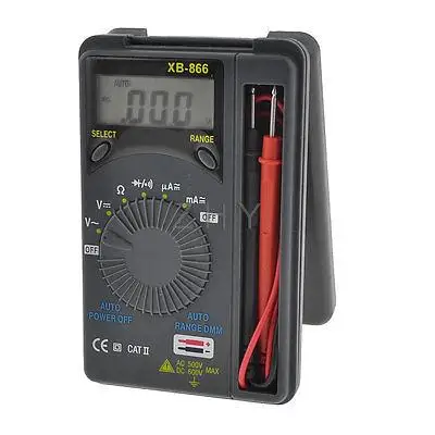 

Electrical Volt AmplifierOhm Testing Digital Multimeter Black