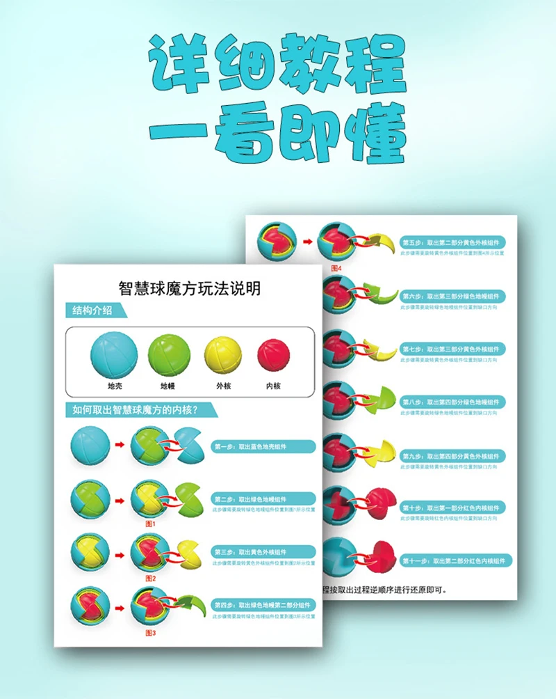 QiYi мудрый шар куб скорость для 3D земля головоломка антистресс сборка лабиринт Juguetes детские образовательные игрушки магнитные шарики
