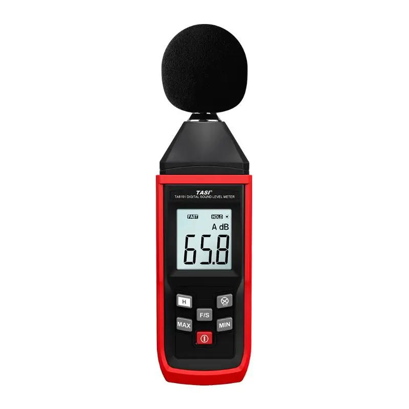 

30-130dB Mini Digital Sound Meter Decibel Audio Detector High Precision LCD Backlight Adjustable Modes Professional Noise