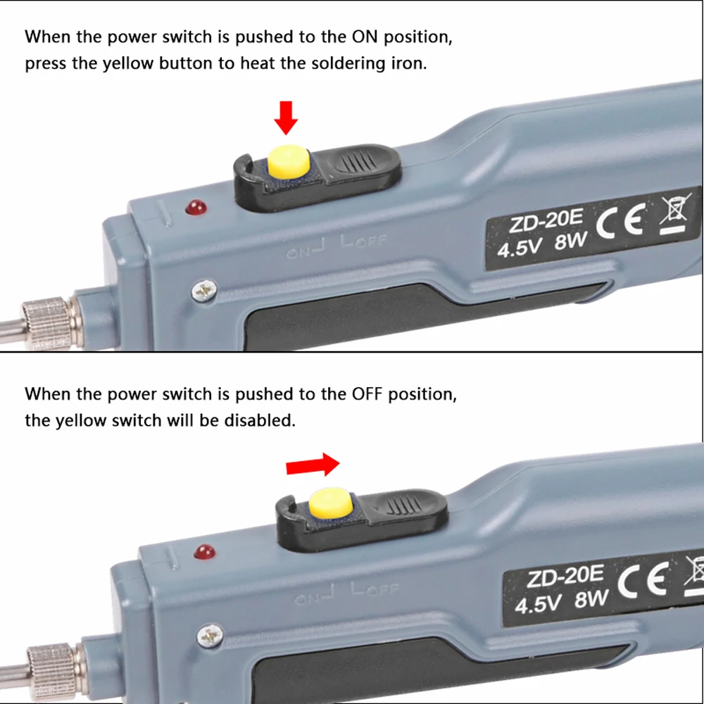Паяльник Handskit 4,5 V 8W с питанием от аккумулятора, паяльник с USB зарядным проводом, Беспроводная зарядка, паяльники