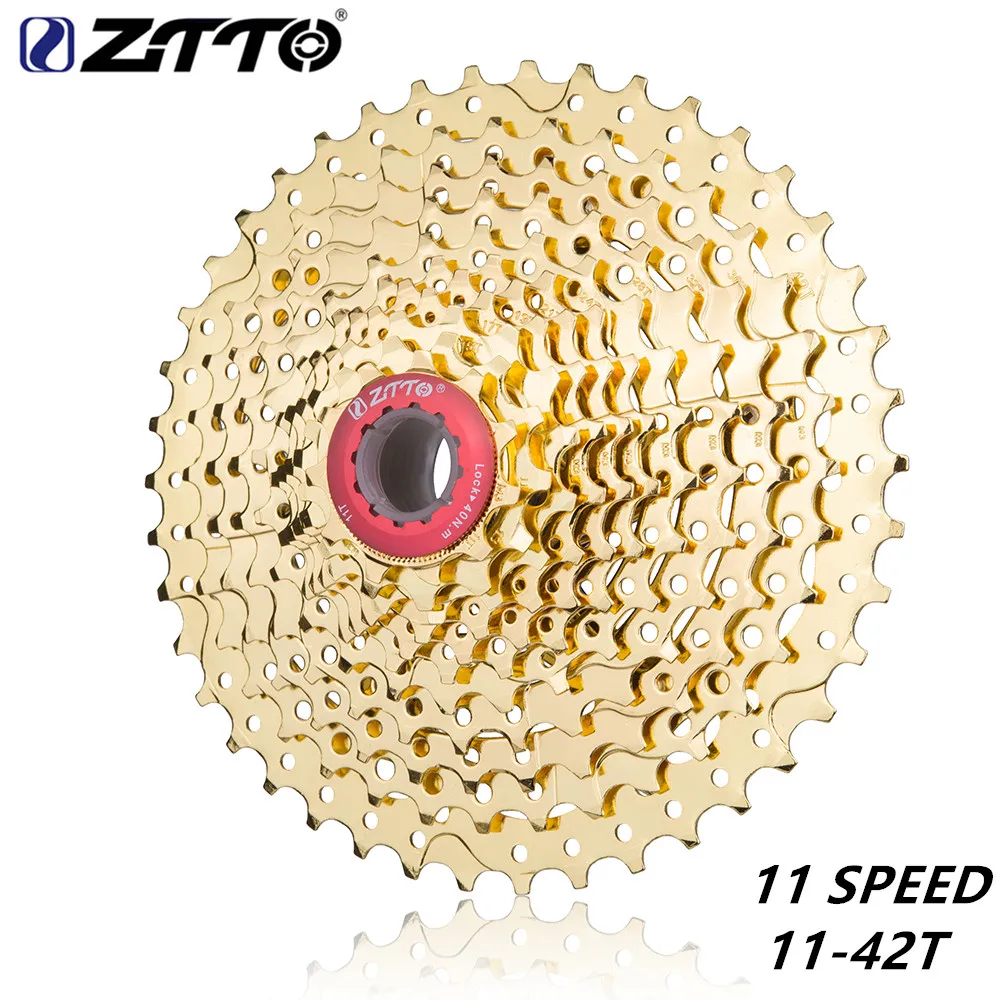 ZTTO 11-speed 11-42T gold маховик MTB кассета с золотой звездочкой велосипедные свободные