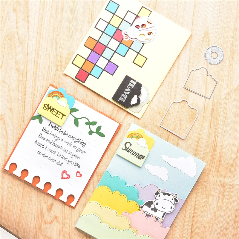 

InLoveArts Cloud Rainbow Metal Cutting Dies for Card Making Scrapbooking Dies Embossing Cuts Stencil Craft New 2020 for Dies