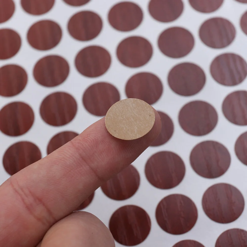 Screw Hole Nail Black Cabinet Covers Sticker Adhesive Furniture Caps Cabinet Self For White Wood To Screws Free furniture stickers