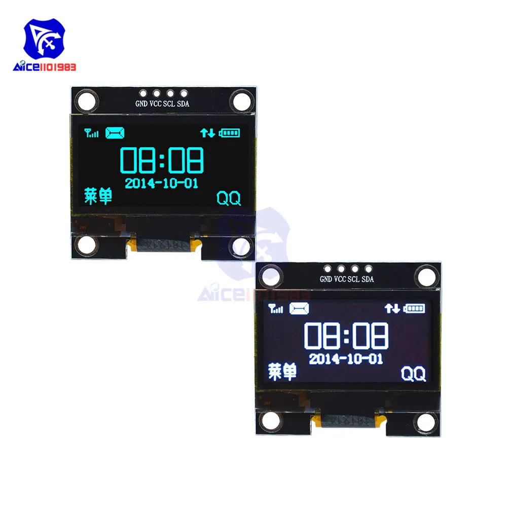 Модуль ЖК дисплея diymore 1 3 дюймов белый/синий 128*64 OLED 4PIN IIC I2C Serial 128x64 SSH1106 для Arduino|screen