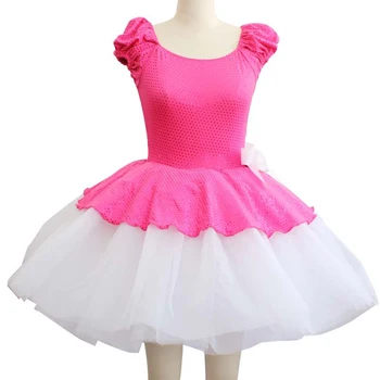 

Children's Adult Ballet Tulle Skirt Dancewear Dance Gymnastics Leotards Dress For Women Girl Kids Costumes Justaucorps