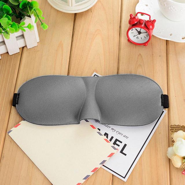 3D Sleep Mask Natural Sleeping Eye Mask Eyeshade Cover Shade Eye Patch Women Men Soft Portable Travel Eyepatch #245325