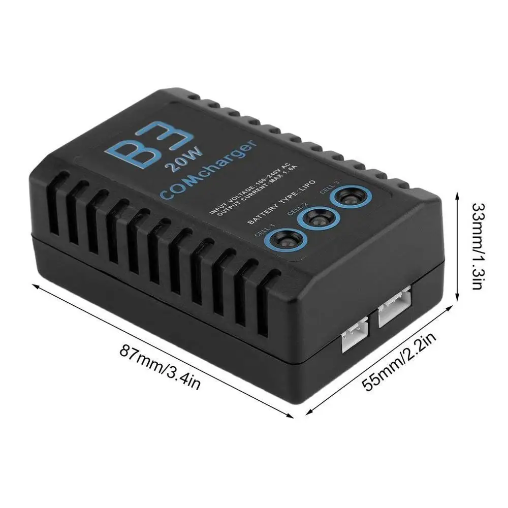 Балансирующее зарядное устройство IMAX B3 20 Вт 11 1 В 2S 3S Lipo + вилка для Австралии