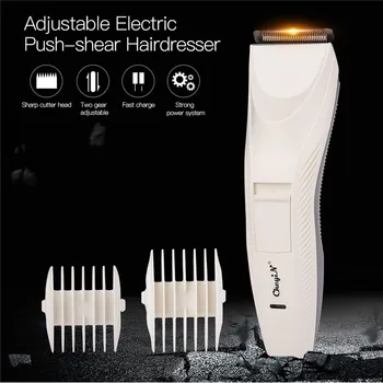 

CkeyiN Barber Professional Cordless Hair Trimmer for Men Haircut Machine Cutter Adjustable Beard Shaving with Limit Comb
